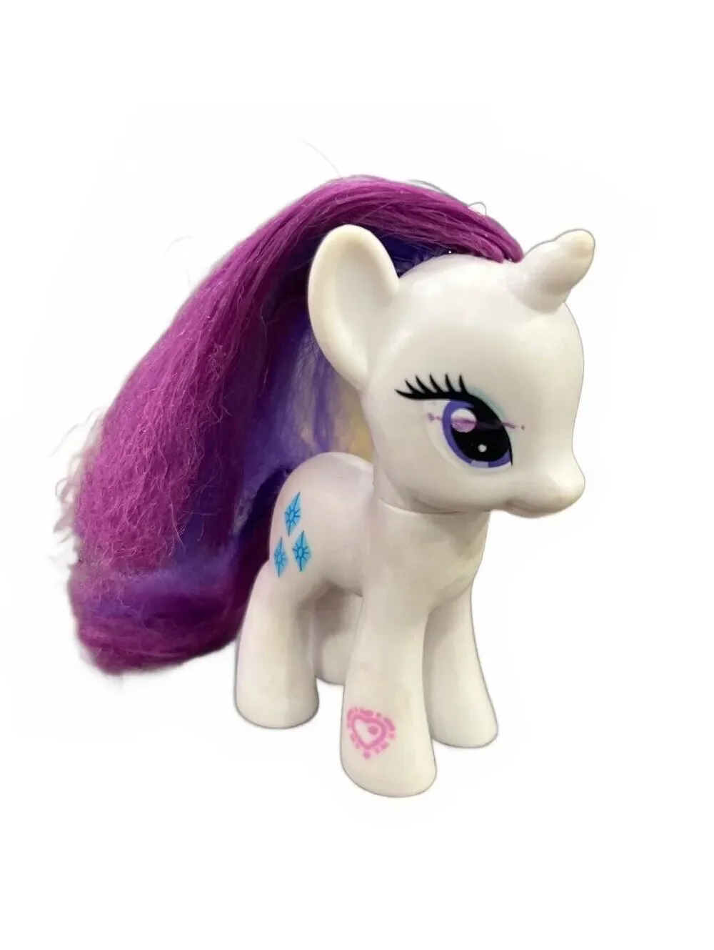 My Little Pony Rarity 2010 Generation 4 Friendship is Magic Hasbro Unicorn Fig,